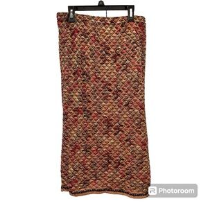 Missoni Viscose Skirt Lined in Silk Sz 44